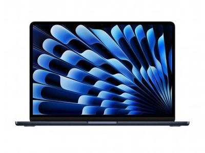 13.6 Ноутбук Apple MacBook Air 13 2024 (2560x1600, Apple M3, RAM 8 ГБ, SSD 256 ГБ, Apple graphics 8-core), Midnight (MRXV3)