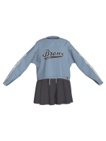 Осенний костюм для девочки, лонгслив и шорты