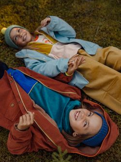 Парка c флисом терракота