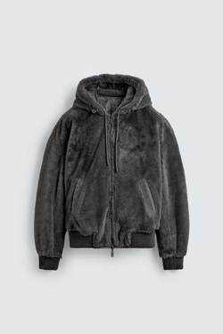 ZARA БОМБЕР REVERSIBLE, АНТРАЦИТОВО-СЕРЫЙ