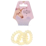 Резинки для волос силиконовые 3шт «ЕЖЕВИКА», цвет белый, d-3,8см (Подвес Единорог)