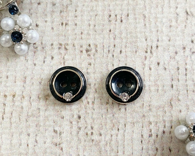 Пуговицы блузочные, d 1 см, 2 прокола