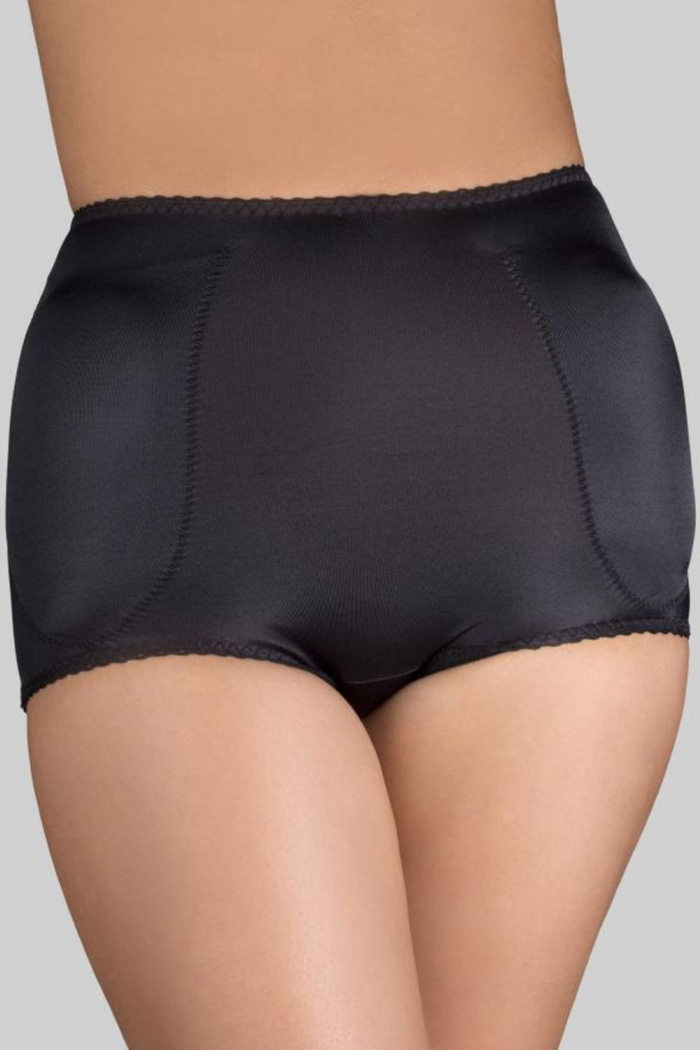 Шелковистые трусы пуш-ап для бедер и ягодиц (Размер: XL) (Цвет: бежевый)