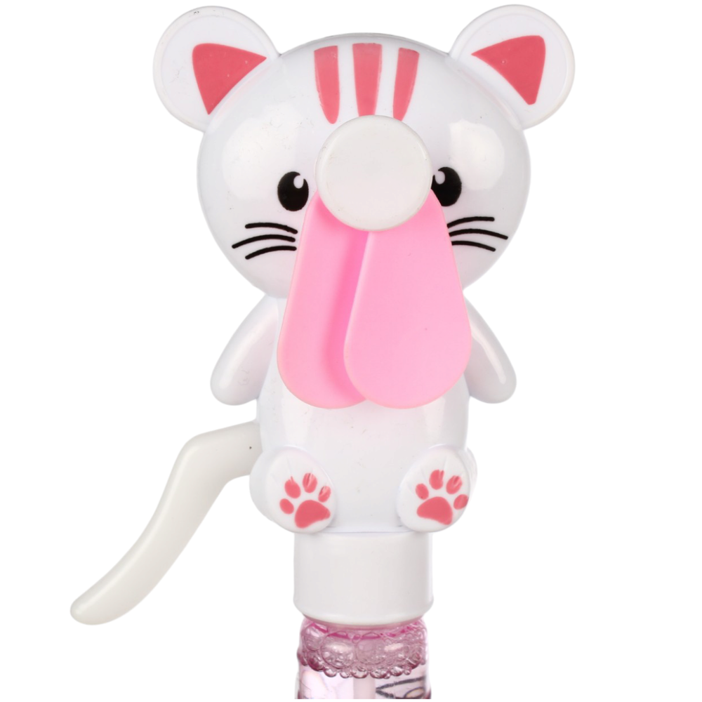 Мыльные пузыри Животное с вентилятором, 22 см, 4 цвета микс, с-30060