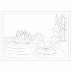 Бумага для акварели С ЭСКИЗОМ А4, 10 л., 200 г/м2, BRAUBERG, 111071