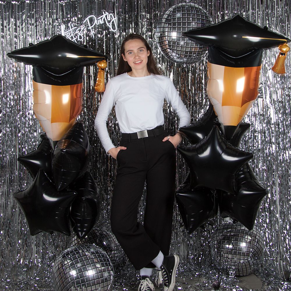 Занавес Дождик Серебро, Металлик, 100*300 см, 1 шт.