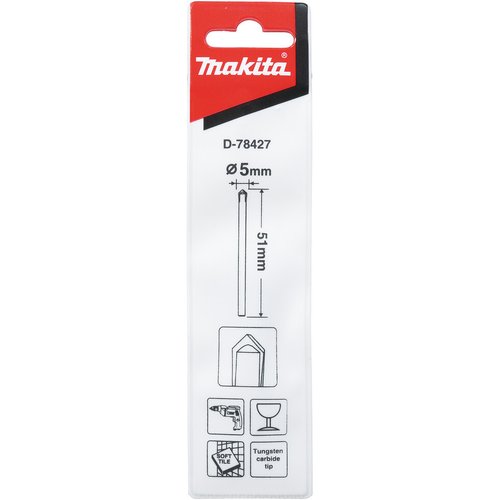 Сверло Makita по стеклу 5*51   D-78427