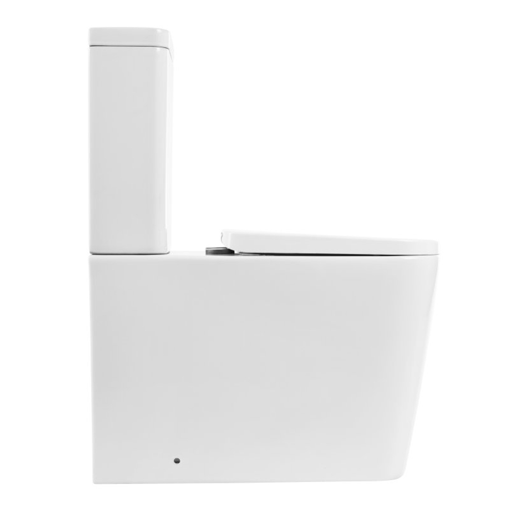 Унитаз-компакт безободковый BelBagno ALBANO BB120CPR + BB120T