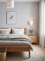 Тумба прикроватная, 55х39х47, Мадейра, напольная, с ящиками, массив дуба, Dipriz