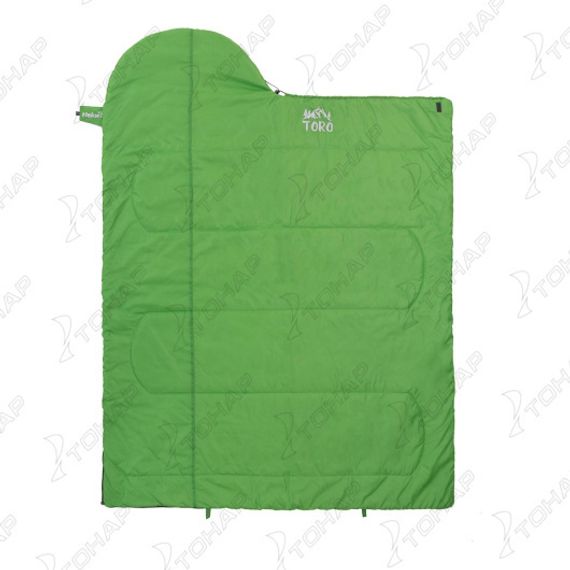 Спальный мешок TORO Wide 200L (220х90, левый стратекс, салатовый) (T-HS-SB-TW-200L) Helios