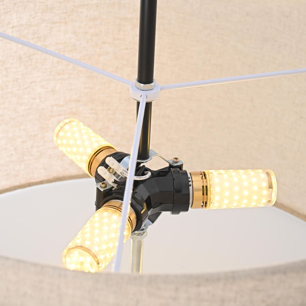 Подвесной светильник RH ROUND Linen Shade Pendant