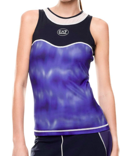 Топ теннисный EA7 Tennis Pro Freestyle - blue