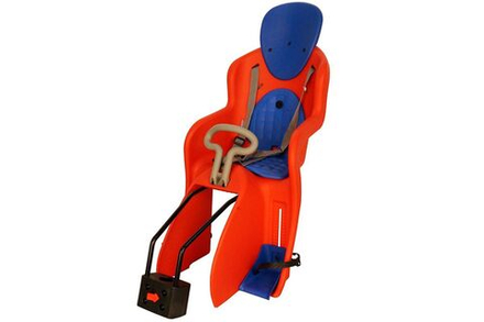 Кресло детское GH-511RED, быстросъемное, крепеж на подседельную трубу сзади,красное
