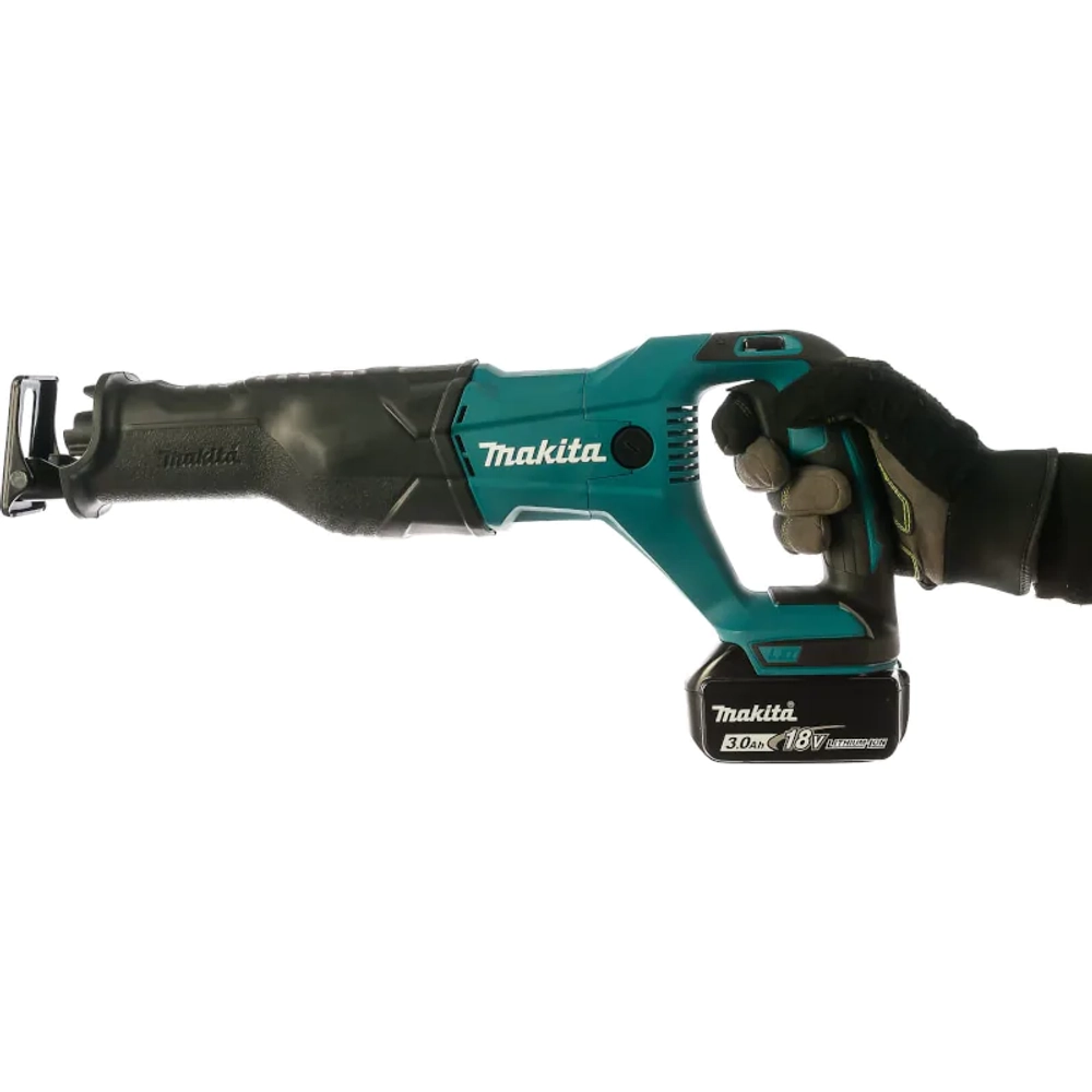 Makita DJR186RFE пила сабельная аккумуляторная (2 x 3 Ач, ЗУ)