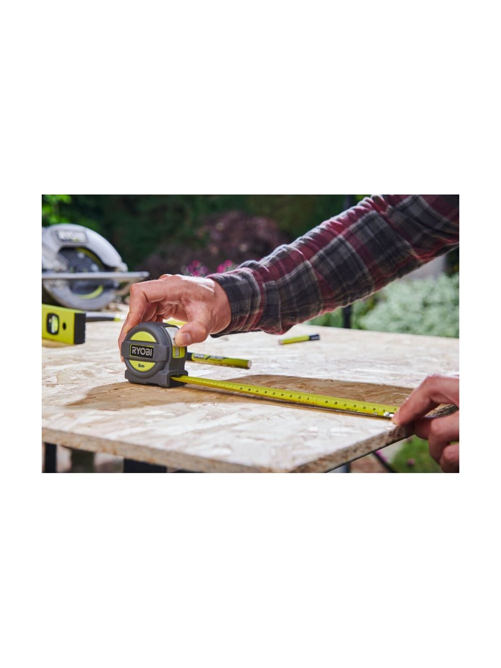 Рулетка, 8м Ryobi RTM8M 5132004361