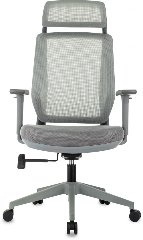 Кресло руководителя Бюрократ MC-G411N-H серый сетка/ткань с подголов. крестов. пластик пластик серый