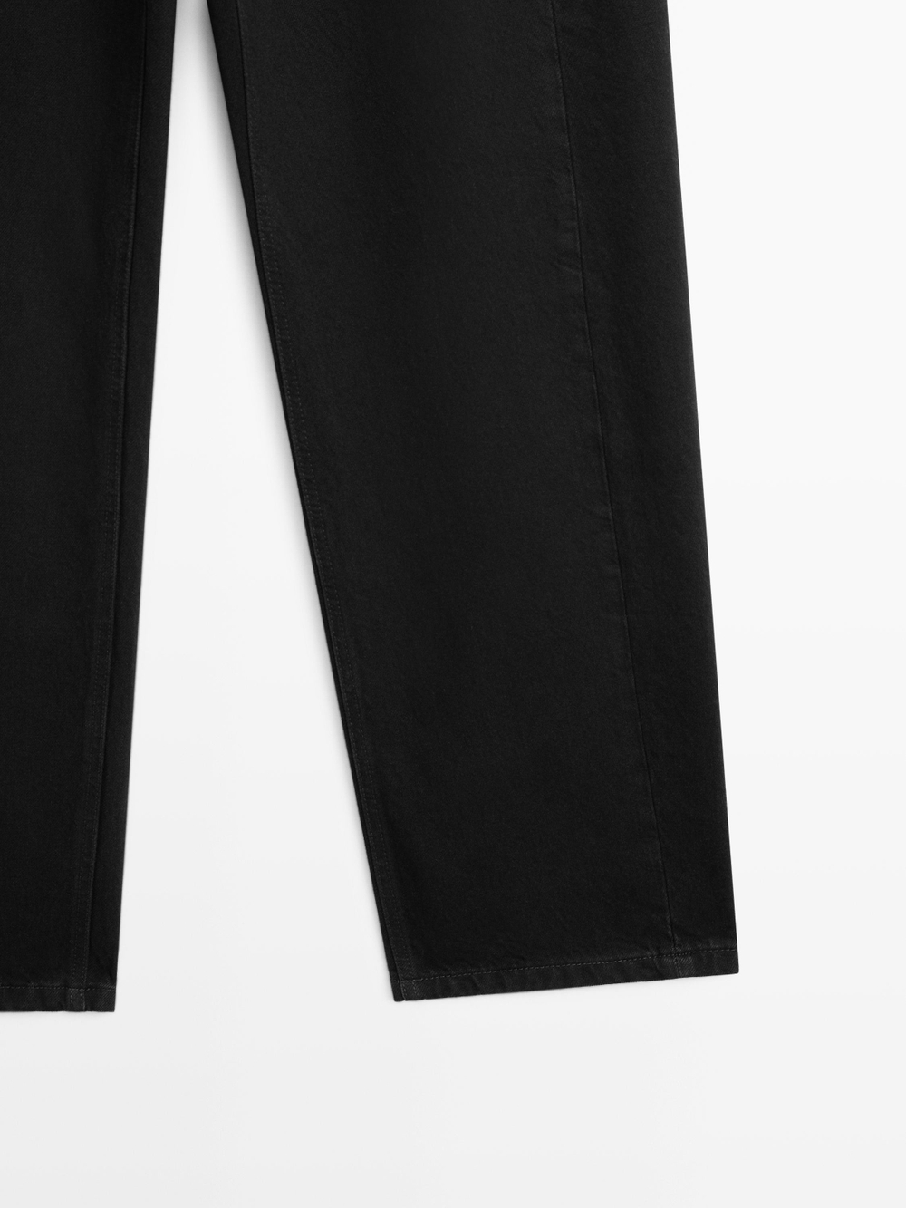 Massimo Dutti Джинсы свободного кроя со средней посадкой, шоколадный