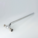 Пресс-фитинг – тройник с хромированной трубкой 15 мм, 20х15х20, 70 см