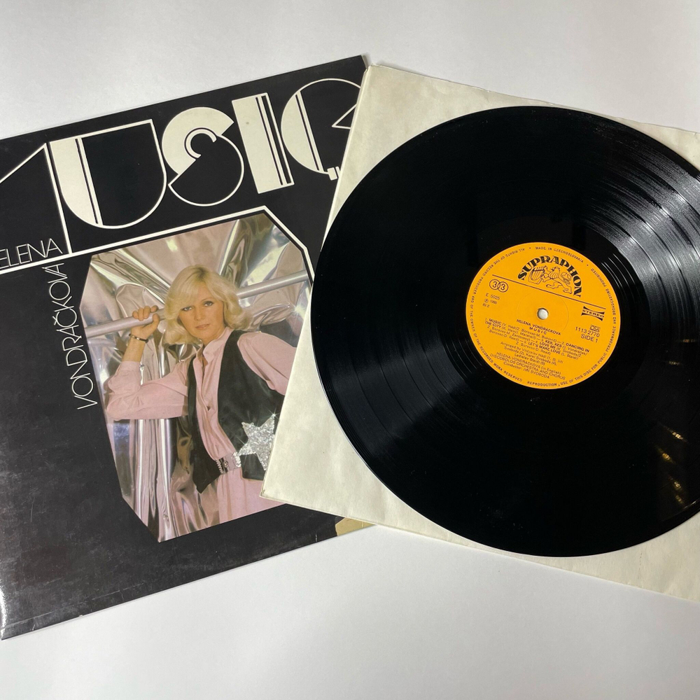Винтажная виниловая пластинка LP Helena Vondrackova Music (Чехословакия 1980)