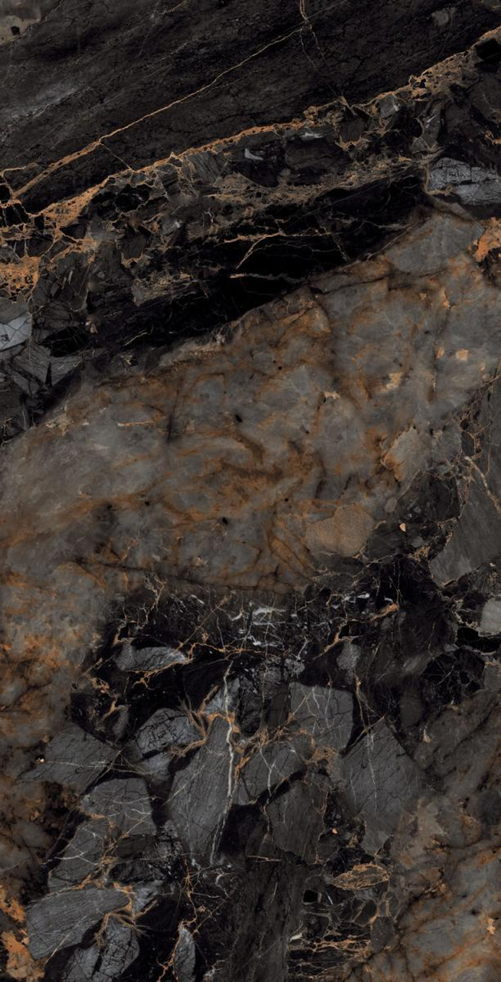 Керамогранит Decorum черный 60x120 суперполировка GT1206011705HPR