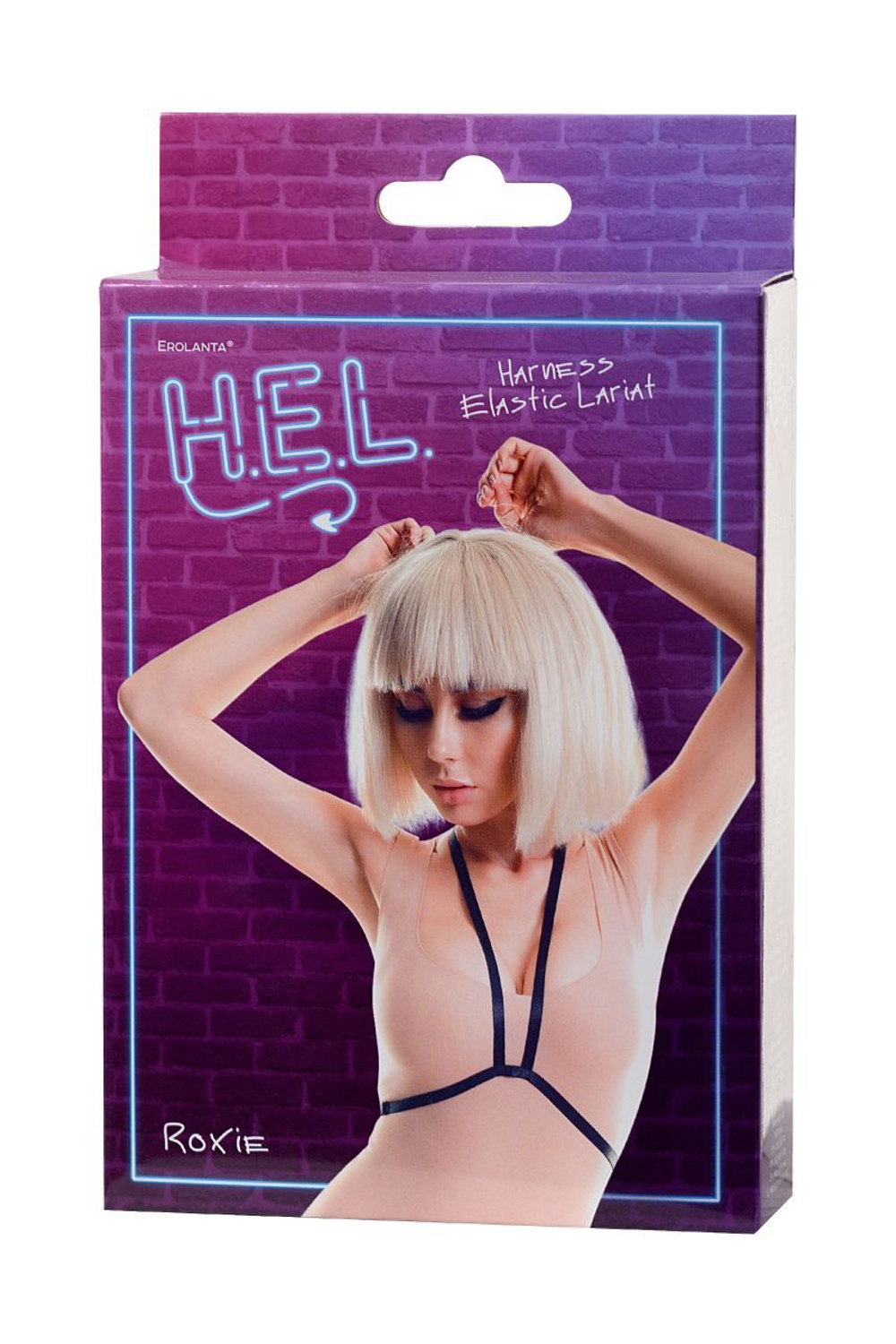 Черная портупея H.E.L. Roxie (Размер: S-M-L) (Цвет: черный)