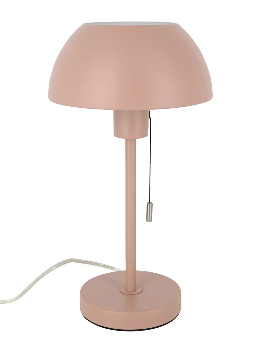 Торшер настольный с абажуром из металла