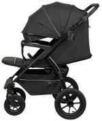 Детская прогулочная коляска Indigo Epica XL Air с сумкой 2025 черный