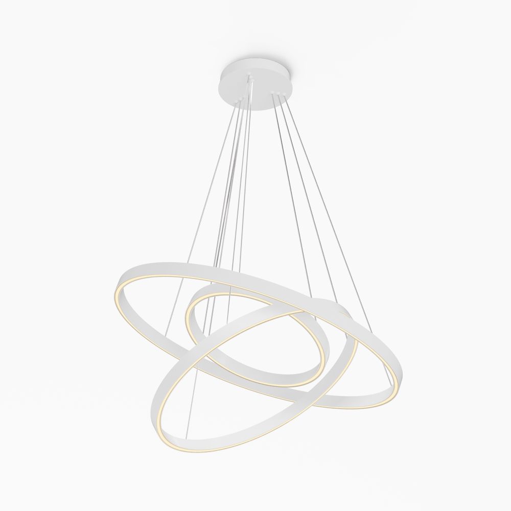 Люстра подвесная светодиодная Maytoni Rim MOD058PL-L100WK