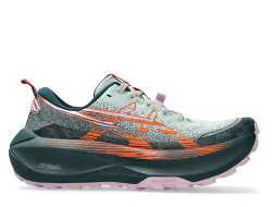 Кроссовки для бега женские Asics Trabuco Max 4 W Зеленo-оранжевые