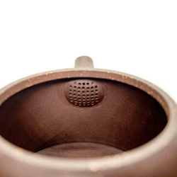 259014 Чайник ИСИН "Копилка счастья" 300мл, глина коричневый с песком