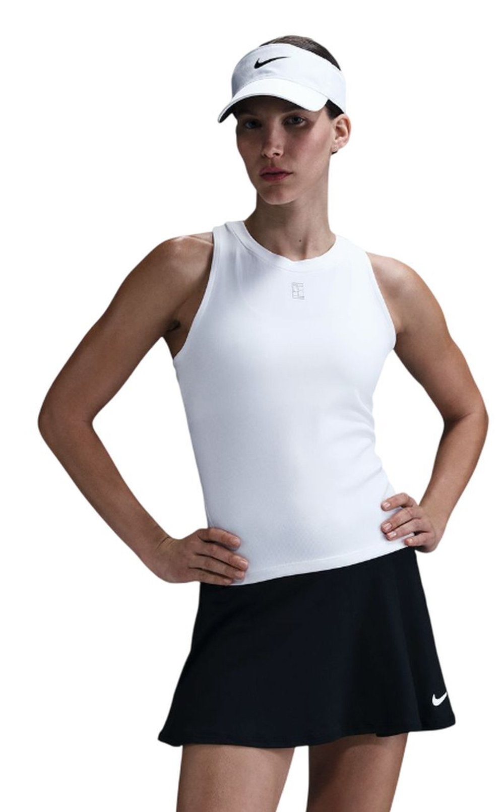 Женский топ теннисный Nike Court Advantage Dri-Fit Tennis Tank - белый