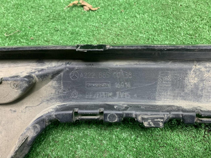 Юбка заднего бампера Mercedes S W222 (2013-2017)