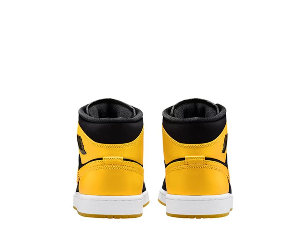 Баскетбольные кроссовки Air Jordan 1 Mid SE Yellow Shoes