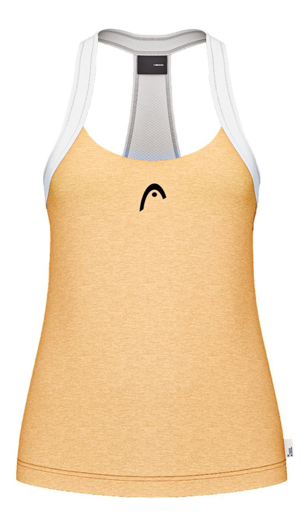 Женский топ теннисный Head Play Tech Tank - Оранжевый