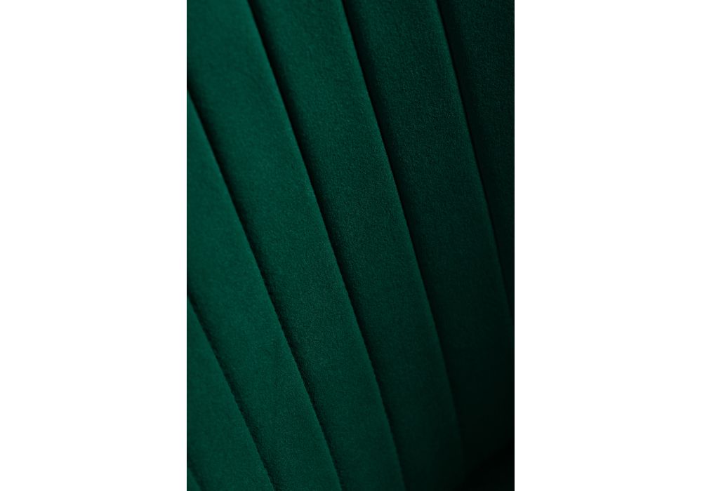 Стул на металлокаркасе Gabi 1 dark green / black
