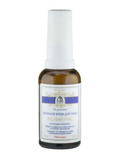 Серия "БЕЛЫЙ РИС" крем для лица дневной, 30 мл, Kleona