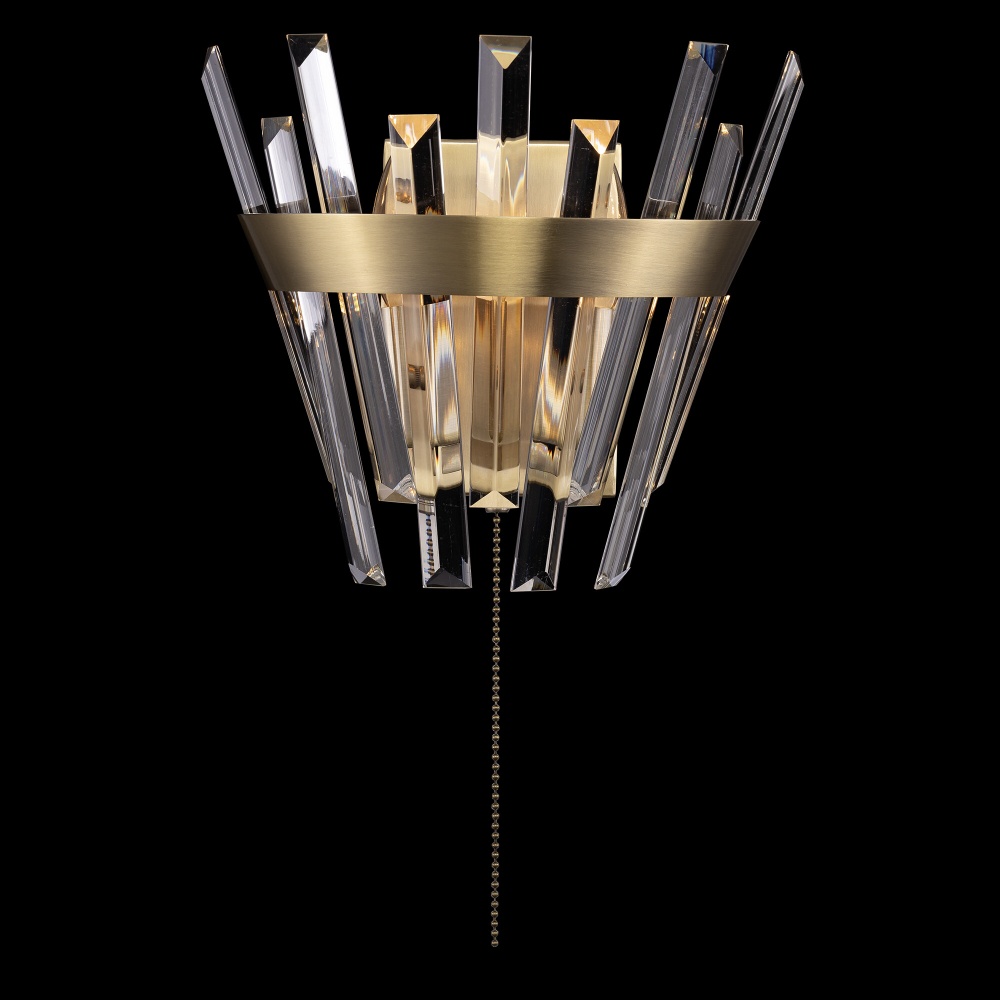Citilux Вестерос CL307313 Бра хрустальное с выключателем Бронза