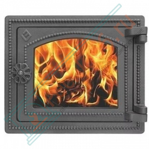 Дверца печная чугунная ДТ-3С, антрацит (Везувий) в Кирове