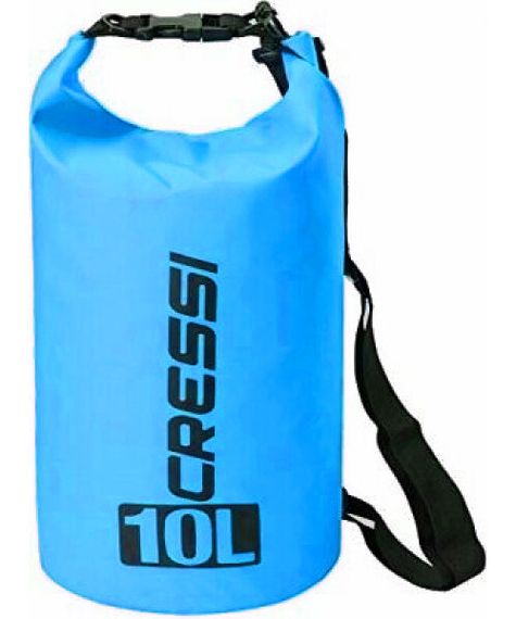 Гермомешок Cressi с лямкой Dry Bag 10 л голубой