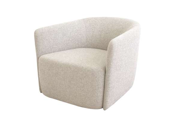 Кресло Ellipse E6.1 (молочный, рогожка)