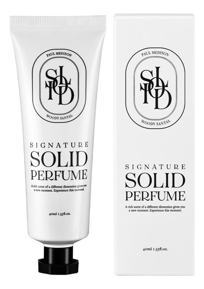 PAUL MEDISON Парфюмированный крем для тела с ароматом древесного сандала - Signature Solid Perfume Woody Santal ,40мл