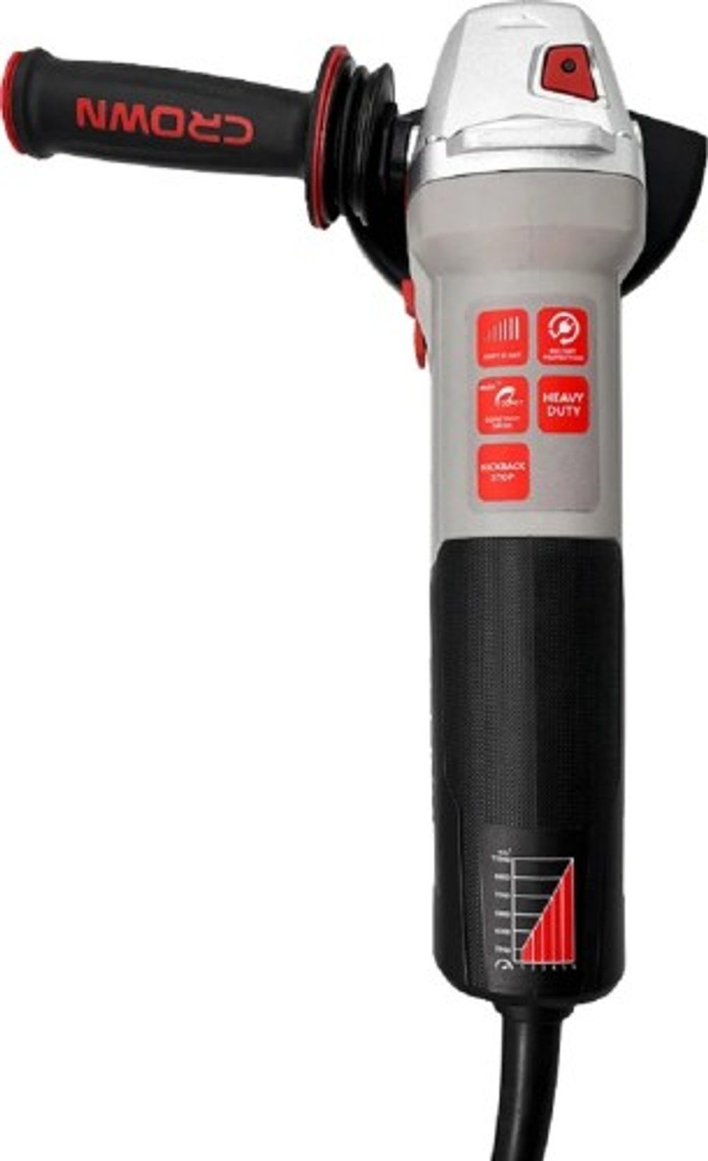 Угловая шлифмашина сетевая Crown CT13678-125RSV (CS)