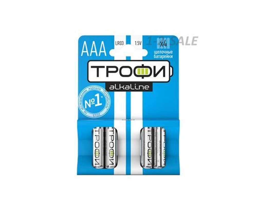 Элемент питания ТРОФИ BASIC ENERGY POWER LR03/286 BL4