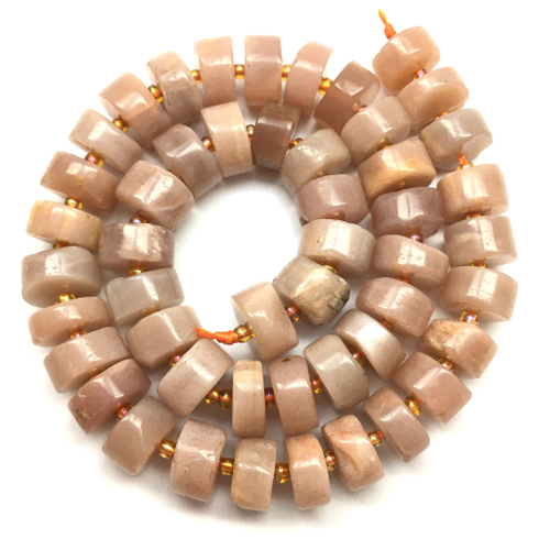 Солнечный камень 12х5 мм, бусины - рондели