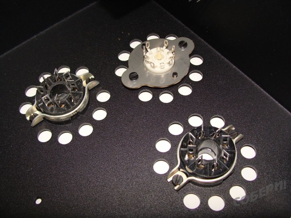 как установить ламповую панель в корпус усилителя