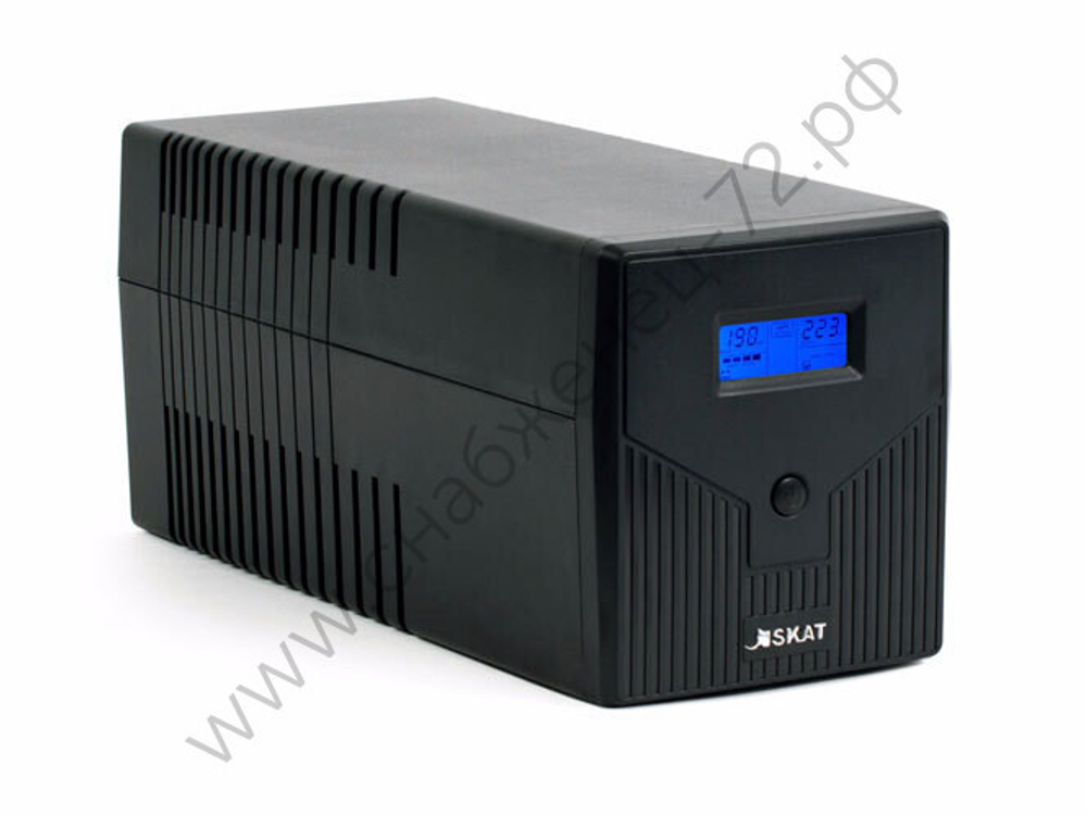 SKAT-UPS 1000/600 (SKAT-UPS 1000-LI-2x7) ИБП 220В 600Вт 2 АКБ 7Ач внутр. меандр. стаб-я напр-я