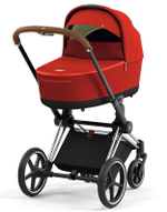Коляска для новорожденных Cybex Priam IV Chrome Brown Autumn Gold
