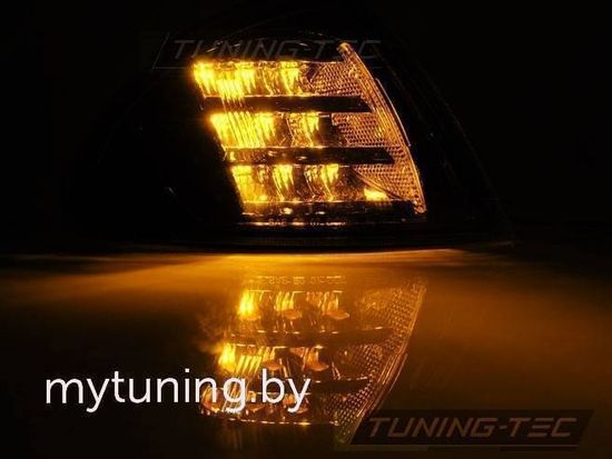 Поворотники BLACK LED для BMW 3 E46 sedan (98-01)