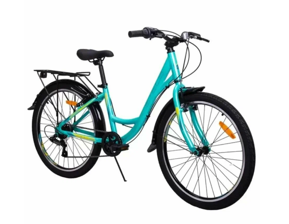 Подростковый велосипед STELS Miss-4300 V колеса 24" , рама 14", мятный