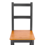 Стул Соната / Sonata chair массив сосны, 41х50х95 см, антик /графит